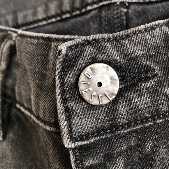 Diesel Ramys Black Denim Boot Flare Stretch Jeans - Picture 4 of 9